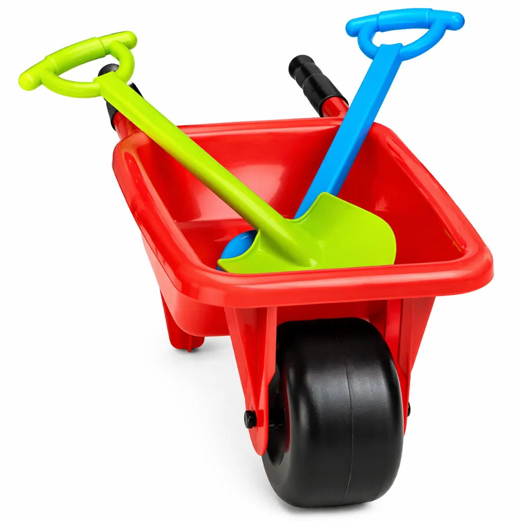 [PF4500-1] CARRETA NIÑO, INCLUYE ACCESORIOS, BOY TOYS, PALA Y PALIN, PLASTICO RESISTENTE, VARIOS COLORES DISPONIBLES.