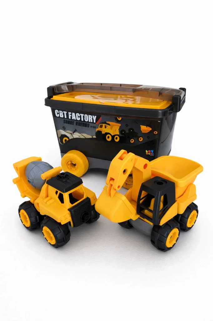 [PF122] CBT FACTORY SOBRE RUEDAS 65 PIEZAS BOY TOYS