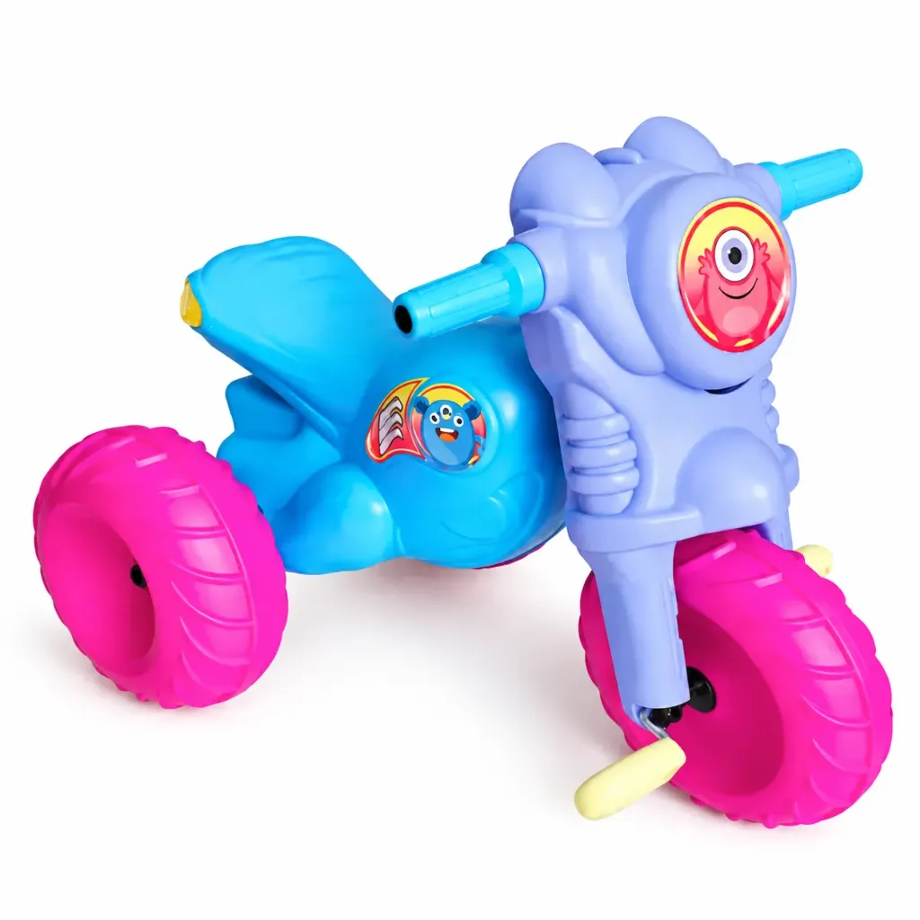 [PF1525-2] TRICICLO MONSTER PREMIUM NIÑA, BOY TOYS, MULTICOLOR, VARIOS COLORES DISPONIBLES.