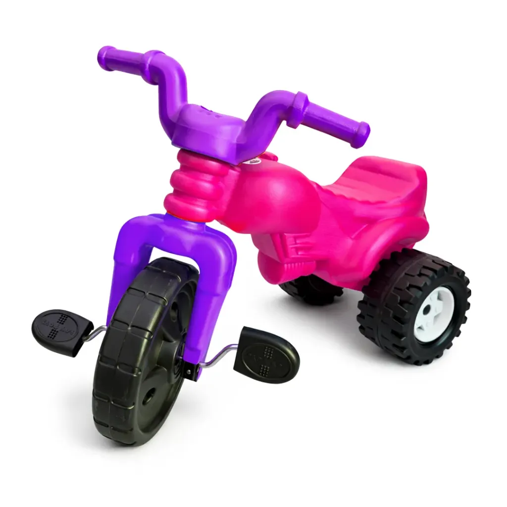 [PF1530-2] TRICICLO SOPLADO NIÑA, CON SONIDO COLORES DISPONIBLES BOY TOYS.