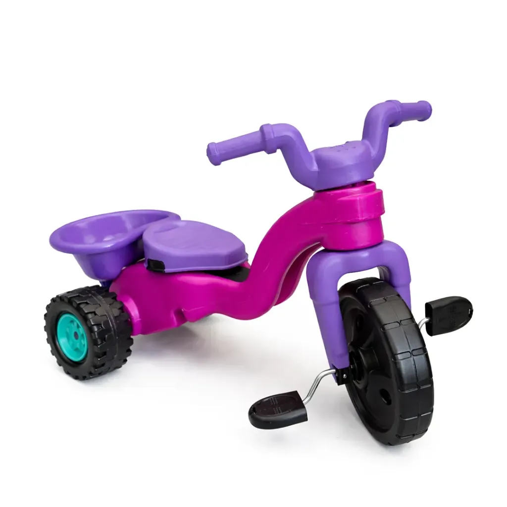 [PF1500-2] TRICICLO VOLCO NIÑA, BOY TOYS, CON SONIDO Y BANDEJA, COLORES DISPONIBLES.