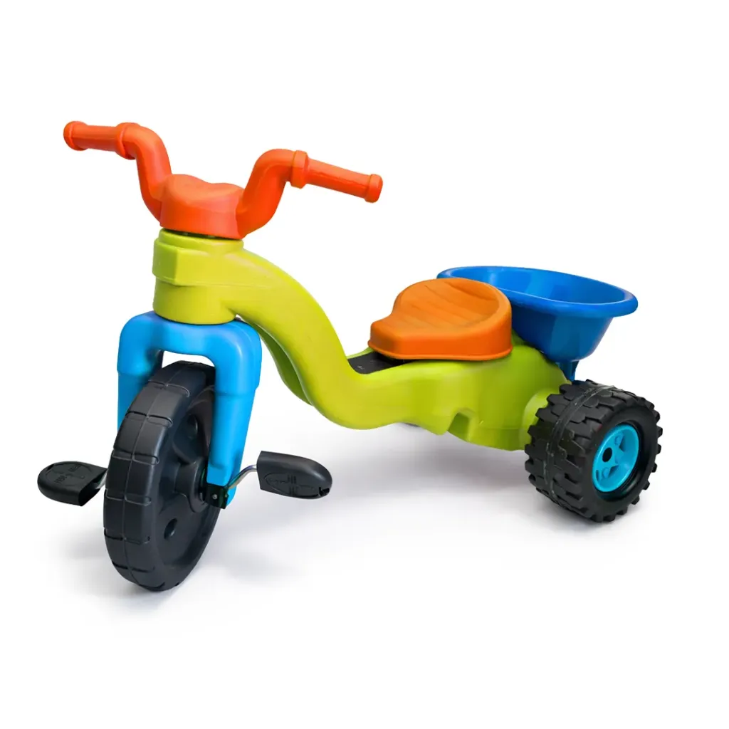[PF1500-1] TRICICLO VOLCO NIÑO, BOY TOYS, CON SONIDO Y BANDEJA, COLORES DISPONIBLES.