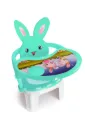 SILLA COMEDOR INFANTIL CONEJO VERDE