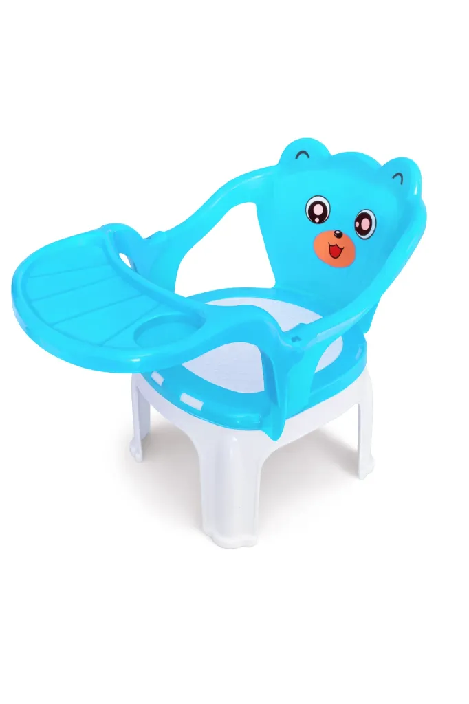 [PRI-013-A] SILLA COMEDOR INFANTIL OSITO AZUL