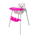 SILLA PRAKTICOMEDOR INFANTIL ROSADO