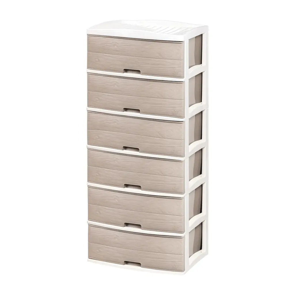 [CMX063500] COMODA KUSI ROBLE 6 PISOS