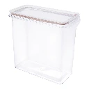 PORTA ALIMENTOS TRABA MAS RECTANGULAR CRISTAL 3L (BEIGE)