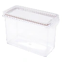 PORTA ALIMENTOS TRABA MAS RECTANGULAR CRISTAL 1.9L (BEIGE)