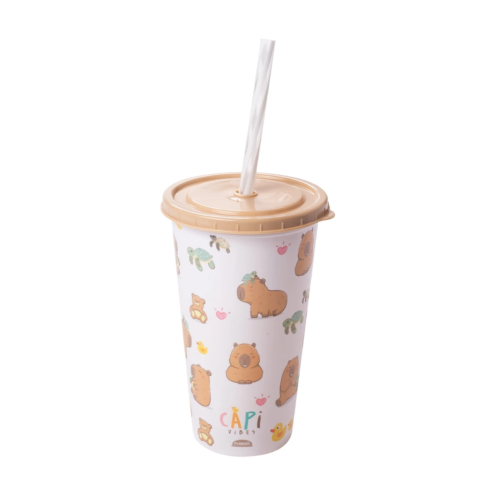 [15743] VASO CON PAJITA 500ML (FUN)
